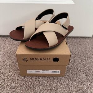 Groundies Women's Verona Vegan Sandals, Size 8